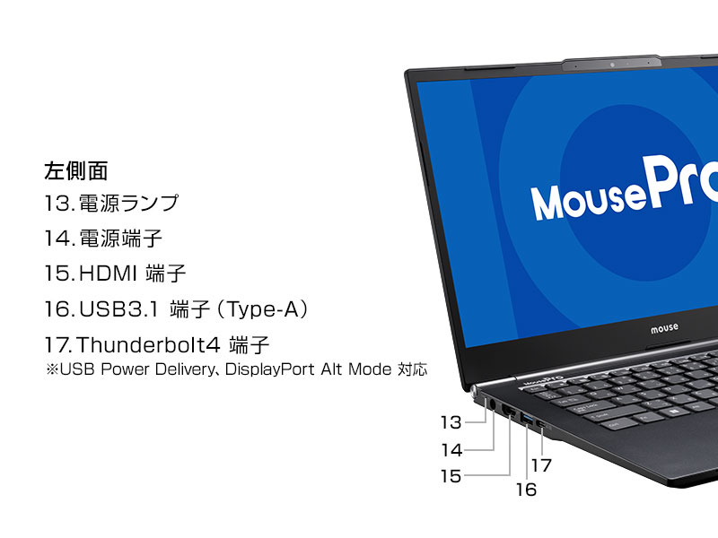 MousePro G4-I5U01BK-A│パソコン(PC)通販のマウスコンピューター【公式】