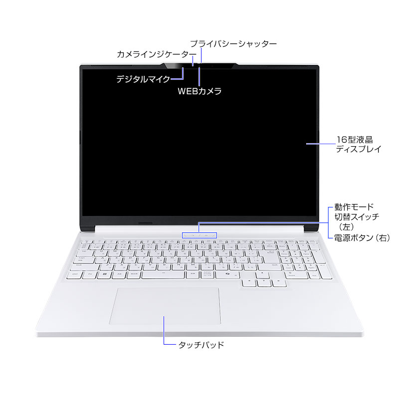 NEXTGEAR J6-A7G50WT-B（ホワイト）