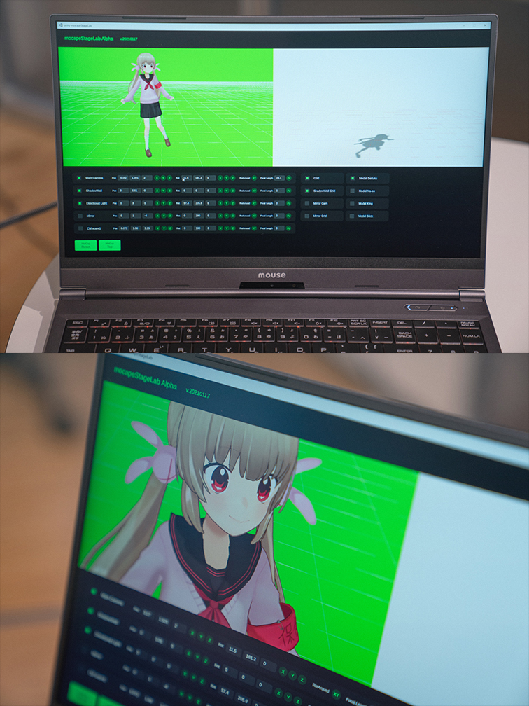 キャラクター撮影(Unity)
